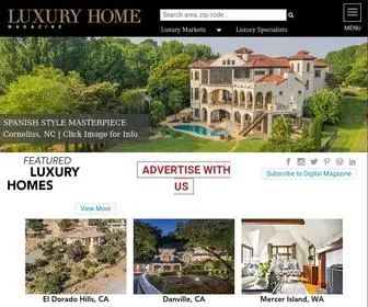 Luxuryhomemagazine.com(Luxury Home Magazine) Screenshot