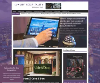 Luxuryhospitalitymagazine.com(Luxury Hospitality Magazine) Screenshot