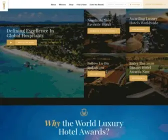Luxuryhotelawards.com(Front Page) Screenshot