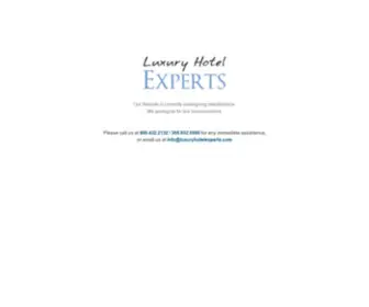 Luxuryhotelexperts.com(Luxuryhotelexperts) Screenshot