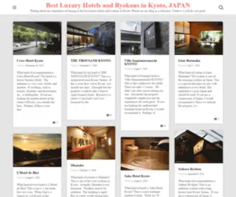 Luxuryhotelkyoto.com(Best Luxury Hotels and Ryokans in Kyoto) Screenshot