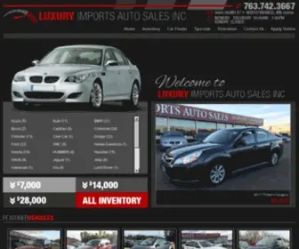 Luxuryimportsautosales.com Screenshot