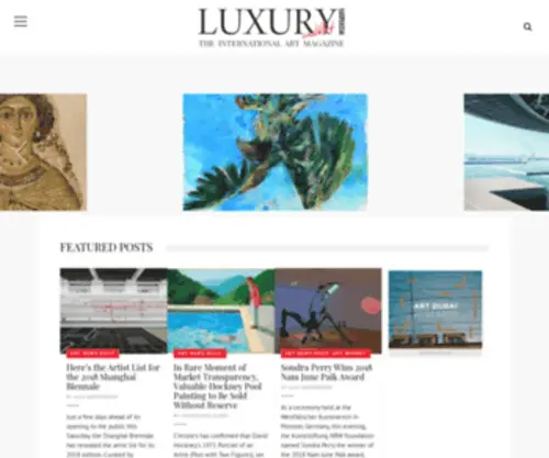 Luxurylifestyle-Magazine.com(Luxurylifestyle Magazine) Screenshot