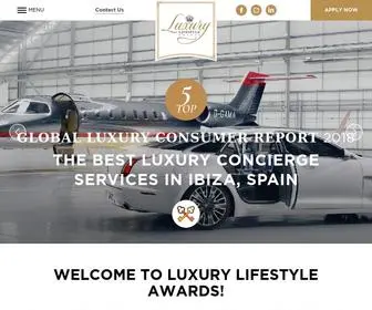 Luxurylifestyleawards.com(Luxury) Screenshot