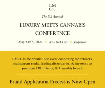 Luxurymeetscannabis.com(LMCCSpring) Screenshot