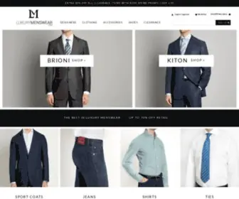 Luxurymenswear.com(Get the best discount designer clothes for less online. Luxury Menswear) Screenshot