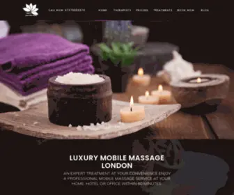 Luxurymobilemassage.co.uk(Luxury Mobile Massage) Screenshot