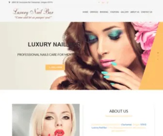 Luxurynailbarclackamas.com(Luxury Nail Bar) Screenshot