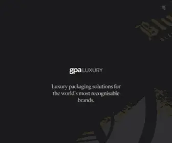 Luxurypackaging.co.uk(Award-winning luxury packaging solutions) Screenshot