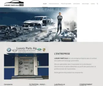 Luxurypartsalg.com(Luxury parts ALG) Screenshot