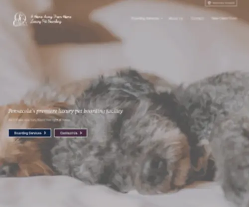 Luxurypetboarding.com(A Home Away From Home) Screenshot