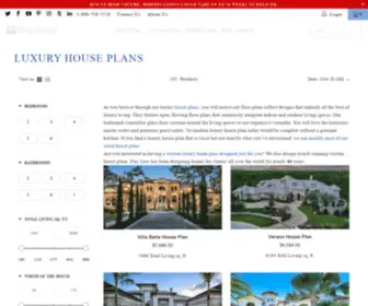 Luxuryplans.com(Luxury House Plans) Screenshot