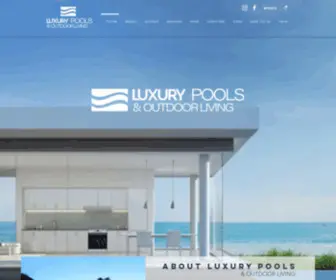 Luxurypools.net.au(Luxury Pool Builder) Screenshot