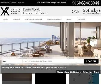 Luxuryrealestatemiamifl.com(Sunny Isles Real Estate) Screenshot