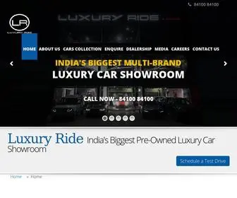 Luxuryride.in(Luxury Ride) Screenshot