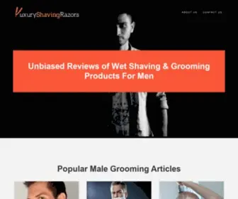 Luxuryshavingrazors.com(Luxury Shaving Razors) Screenshot