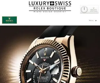 Luxuryswissmiami.com(Luxury Swiss Rolex Boutique Miami Design District) Screenshot