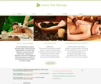 Luxurythaimassage.com(HOME) Screenshot