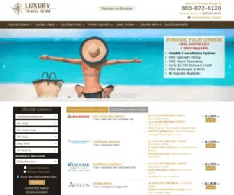 Luxurytravelteam.com(Luxury Cruises) Screenshot