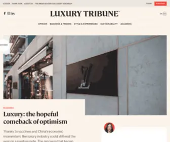 Luxurytribune.com(Luxurytribune) Screenshot