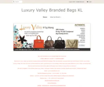 Luxuryvalley.asia(Luxury Valley Branded Bags KL) Screenshot