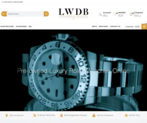 Luxurywatchesdialsandbezels.co.uk(LWDB LTD are an online retailer of Luxury Pre) Screenshot