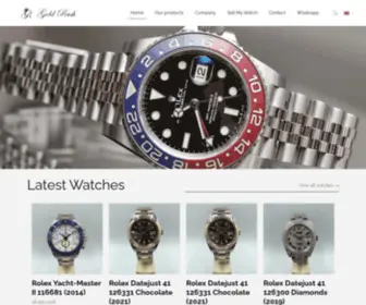 Luxurywatchesspain.com(By Gold Rush) Screenshot