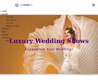 Luxuryweddingshows.com(Luxury Wedding Shows) Screenshot