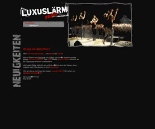Luxuslaerm-Fans.de(LUXUSLÄRM) Screenshot