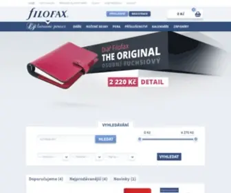 Luxusni-Diar.cz(Diář Filofax) Screenshot