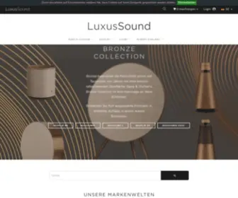 Luxussound.com(Bang und Olufsen) Screenshot