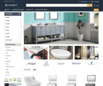 Luxvanity.com(Shop Modern Vanities) Screenshot