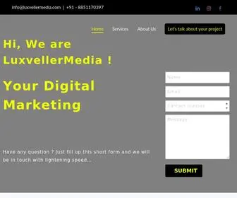 Luxvellermedia.com(A Digital Marketing Company) Screenshot