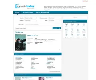 Luxweb.com(Programme cinéma pour les salles au Luxembourg) Screenshot