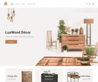 Luxwooddecor.com(LuxWoodDecor) Screenshot