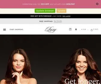 Luxyhair.com(Luxy Hair Extensions) Screenshot