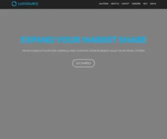 Luxysource.com(Multi-Chanel e-commerce listing platform) Screenshot
