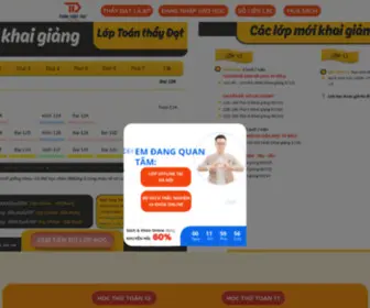 Luyenthitiendat.vn(Lớp toán thầy Đạt) Screenshot