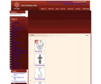 Luyiforge.com(Wrought Iron) Screenshot