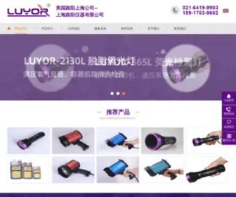 Luyor.cn(上海路阳仪器有限公司) Screenshot