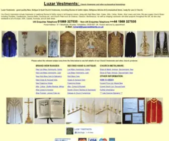Luzarvestments.co.uk(Luzar Vestments) Screenshot