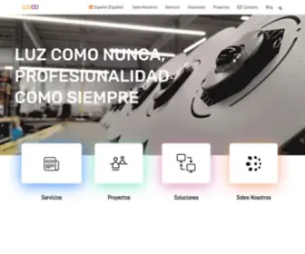 Luzco.es(Iluminación para alimentación y retail a medida) Screenshot