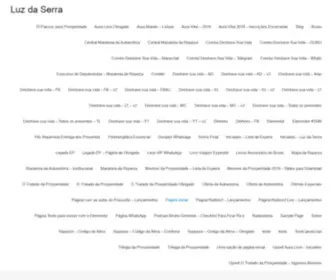 Luzdaserra.page(Página inicial) Screenshot