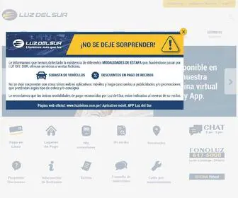 Luzdelsur.com.pe(LUZ DEL SUR) Screenshot