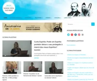 Luzdoespiritismo.com(Projeto Conhecer) Screenshot