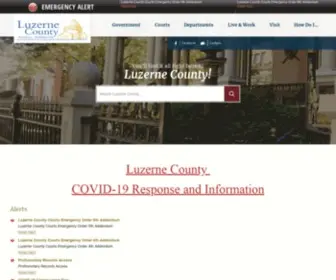 Luzernecounty.org(Luzerne County) Screenshot