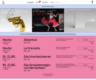 Luzernertheater.ch(Luzerner Theater) Screenshot