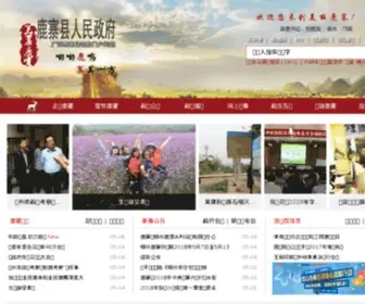 Luzhai.gov.cn(广西柳州鹿寨县人民政府网站) Screenshot