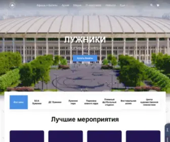 Luzhniki-Kassa.ru(билет) Screenshot