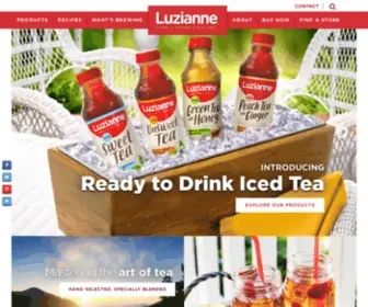 Luzianne.com(Luzianne) Screenshot